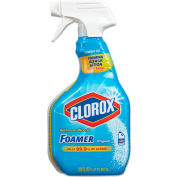 Clorox® Bleach Foamer Bathroom Spray, Original, 30 oz. Spray Bottle, 9/Case