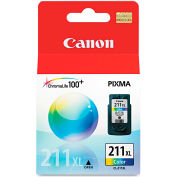 Canon® 2975B001 (CL-211XL) High-Yield Ink, 349 Page-Yield, Tri-Color