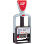 2000 PLUS® Two-Color Word Dater, 1 3/4 x 1, "Received", Self-Inking