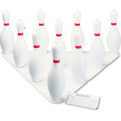champion sports plastic bowling pin set