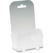 deflect-o 51601 Foldem-Up Leaflet Pocket, 4-3/8"W x 2-1/8"D x 7-1/4"H, Clear, 6/Pack