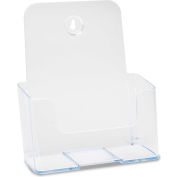 deflect-o 74901 DocuHolder for Countertop or Wall Mount Use, 6-1/2"W x 3-3/4"D x 7-3/4"H, Clear