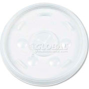 Dart® Plastic Lids, for 12-oz. Hot/Cold Foam Cups, Slip-Thru Lid, 1000/Carton