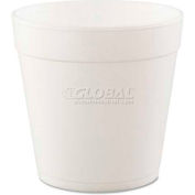 Dart® DCC32MJ48, Food Container, 32 oz., Foam, White, 500/Carton