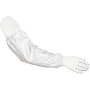 DuPont® IC501BW-B Tyvek IsoClean Sleeves, 18", White, One Size Fits Most, 100/Case