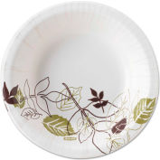 Dixie® SXB12WS Pathways Paper Bowls, 12 oz, Green/Burg/Wht, 500/Carton