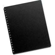 Fellowes® Futura Binding System Covers, Round Corners, 11 1/4 x 8 3/4, Black, 25/Pack