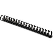 Fellowes® Plastic Comb Bindings, 2" Diameter, 500 Sheet Capacity, Black, 10 Combs/Pack
