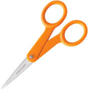 Fiskars 01-004343 Home and Office Scissors , 5 in. Length, Orange Handle, Stainless Steel