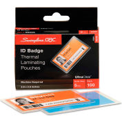 GBC® HeatSeal Thermal Laminating Pouch, 5 mil, 2 9/16 x 3 3/4, ID Size, 100