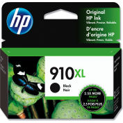 HP® 910XL, High Yield Black Original Ink Cartridge, 825 Page Yield