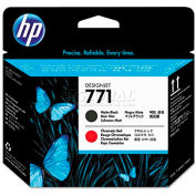 HP CE017A (HP 771) Printhead, Matte Black, Chromatic Red