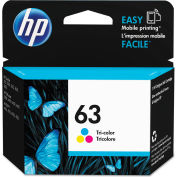 HP® 63, Tri-Color Original Ink Cartridge, 165 Page Yield