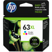 HP® 63XL, High Yield Tri-Color Original Ink Cartridge, 330 Page Yield