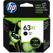 HP® 63XL, High Yield Black Original Ink Cartridge, 480 Page Yield