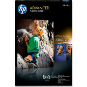 HP® Advanced Photo Paper - 10.5 mil - 4" x 6" - Glossy White - 100 Sheets/Pack