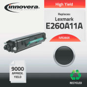 Innovera® 260X Compatible Reman E260A11A (E-260X) High-Yield Toner, 9000 Page-Yield, Black