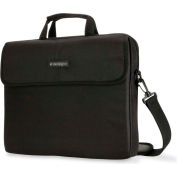 Kensington 62562 Laptop Sleeve, Padded Interior, Inside/Outside Pockets, Black
