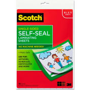 Scotch® Self-Sealing Laminating Sheets, 6.0 mil, 8 1/2 x 11, 10/Pack