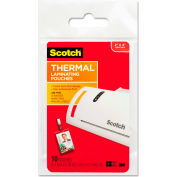 Scotch® ID Badge Size Thermal Laminating Pouches, 5 mil, 4 1/4 x 2 1/5, 10/Pack