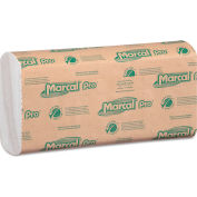 Marcal PRO® Folded Paper Towels, 10-1/2x12-3/4,C-Fold, White, 150/Pk, 16 Pk/Cs - P100B