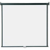 Quartet® Wall or Ceiling Projection Screen, 60" x 60", White Matte