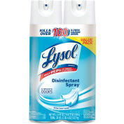 LYSOL® Disinfectant Spray, Crisp Linen, 19 Oz. Aerosol Spray, 2/Pack, 4 Packs/Carton
