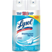 LYSOL® Disinfectant Spray, Crisp Linen, 19 Oz. Aerosol Spray, 2/Pack, 4 Packs/Carton