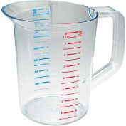 Rubbermaid® Commercial Bouncer Measuring Cup, 2 Qt., Clear Polycarbonate