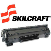 SKILCRAFT® Compatible Remanufactured CE278A (78A)Toner, 2100 Page-Yield, Black