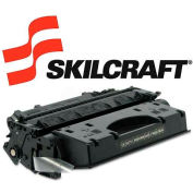 SKILCRAFT® Compatible Remanufactured High-Yld CE505X (05X) Toner, 6500 Page-Yld, Blk