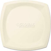 SOLO® 10PSC-2050, Bare Eco-Forward Sugarcane Plates, 10" Dia., Ivory, 125/Pack