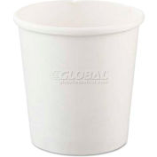 Dart® Flexstyle® Double Poly Paper Containers, 16 oz., White, 500/Carton