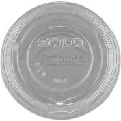Dart® DCCPL4N - No-Slot Plastic Cup Lids, 3.25-9 oz Cups, Translucent, 2,500 Qty.