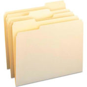 Smead 10347 Two-Ply File Folders 1/3 Cut Top Tab Letter Manila 100/Box 