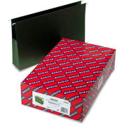 Smead® 3-1/2" Hanging File Pockets with Sides, Legal, Standard Green, 10/Box