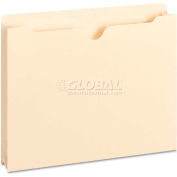 Smead® 2-Ply Top File Jackets, 2" Accordion Expansion, Letter, 11 Point Manila, 50/Box
