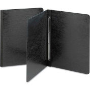 Smead® Side Opening Pressboard Report Cover, Prong Fastener, Letter, Black