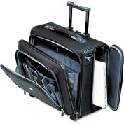 Samsonite® Side Loader Office Laptop Case, Nylon, 17-1/2 x 17-1/2 x 15, Black