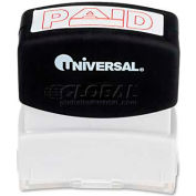 Universal Message Stamp, PAID, Pre-Inked/Re-Inkable, Red
