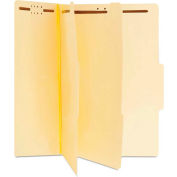 Universal® Manila Classification Folders, Letter, Six-Section, 15/Box