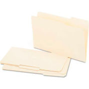 UNIVERSAL Recycled Interior File Folders 1/3 Cut Top Tab Letter Manila 100/Box 
