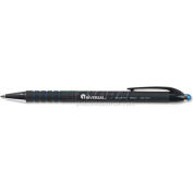 Universal One Comfort Grip Ballpoint Retractable Pen, Blue Ink, Medium, Dozen