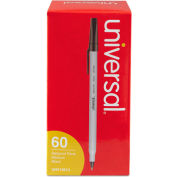 Universal Economy Ballpoint Stick Oil-Based Pen, Black Ink, Medium, 60/Pack