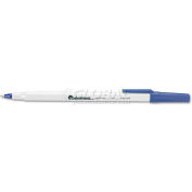 Universal Economy Ballpoint Stick Oil-Based Pen, Blue Ink, Fine, Dozen