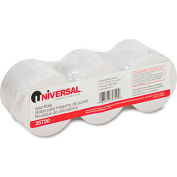 Universal® Adding Machine/Calculator Roll, 16 lb, 1/2" Core, 2-1/4" x 150 ft, White, 3/Pack
