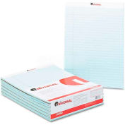 Universal® Colored Perforated Note Pads, 8-1/2 x 11, Blue, 50-Sheet, Dozen