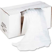 Universal High-Density Shredder Bags, 26w x 18d x 48h, 100 Bags/Carton, Clear