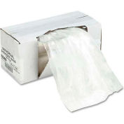 Universal High-Density Shredder Bags, 18w x 17d x 38h, 100 Bags/Carton, Clear
