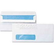 Universal One® Self Seal Business Window Envelopes, Security Tint, 9-1/2"Wx4-1/8"H, Wht, 500/Pk